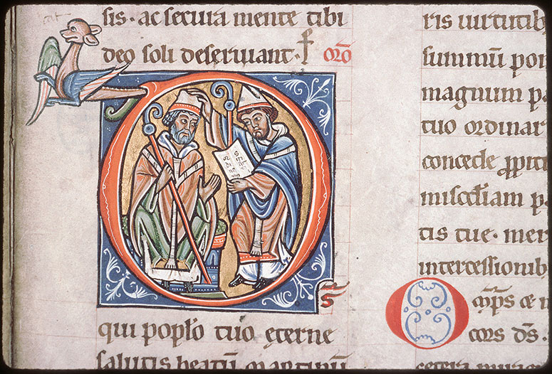 Sacramentaire à l'usage de Saint-Martin de Tours - Saint Martin sacré évêque