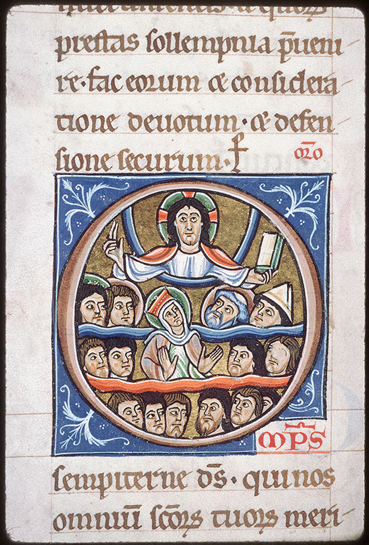 Sacramentaire à l'usage de Saint-Martin de Tours - Paradis céleste