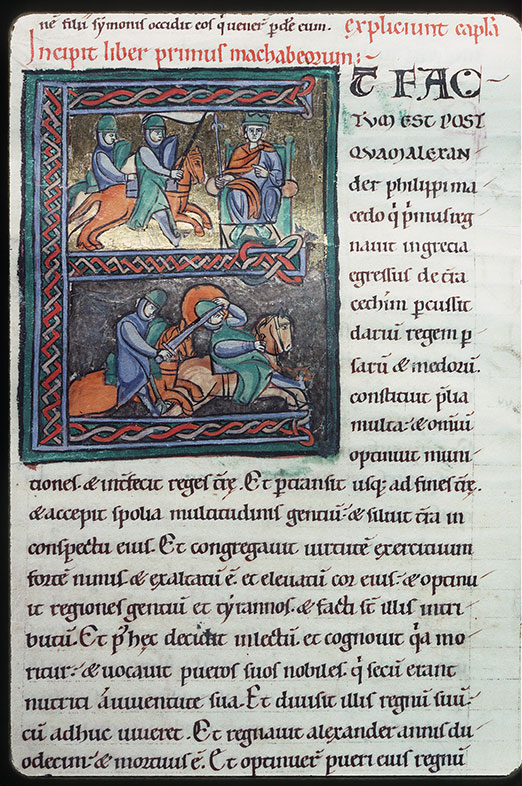 Bible - Conquêtes d'Alexandre (à préciser)