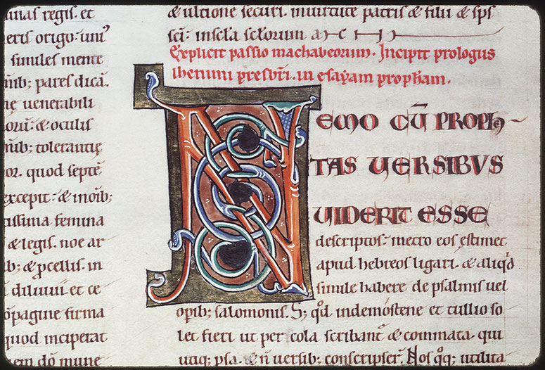 Bible - Initiale ornée