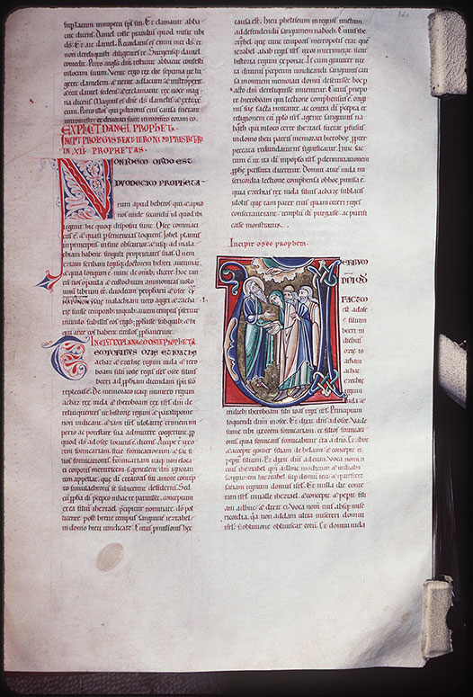 Bible - Initiales de couleur ornées