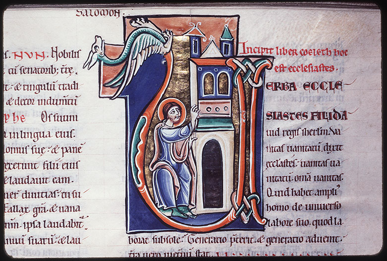 Bible - Ecclésiaste bénissant une église (L')
