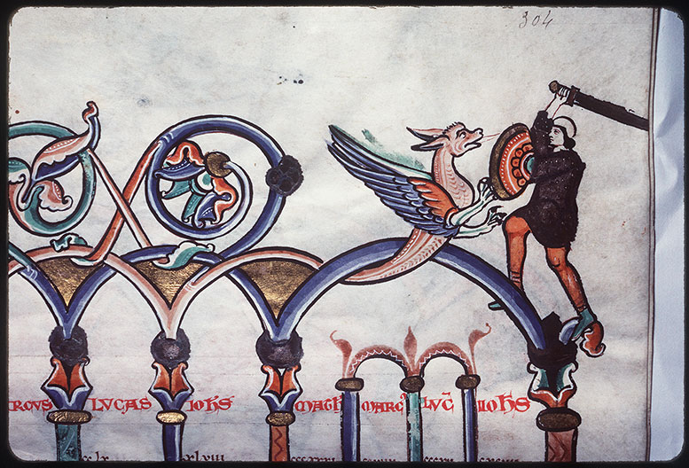 Bible - Hommes luttant contre des animaux_2