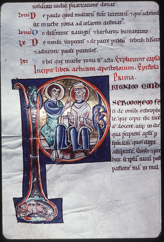 Bible - Saint Luc s'adressant à Théophile
