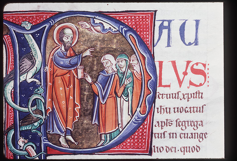 Bible - Saint Paul s'adressant à une foule
