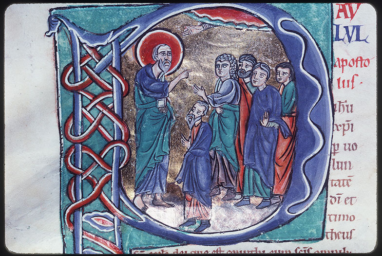 Bible - Saint Paul s'adressant à une foule