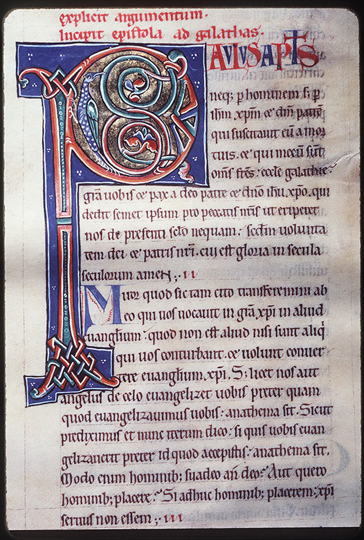 Bible - Initiale ornée