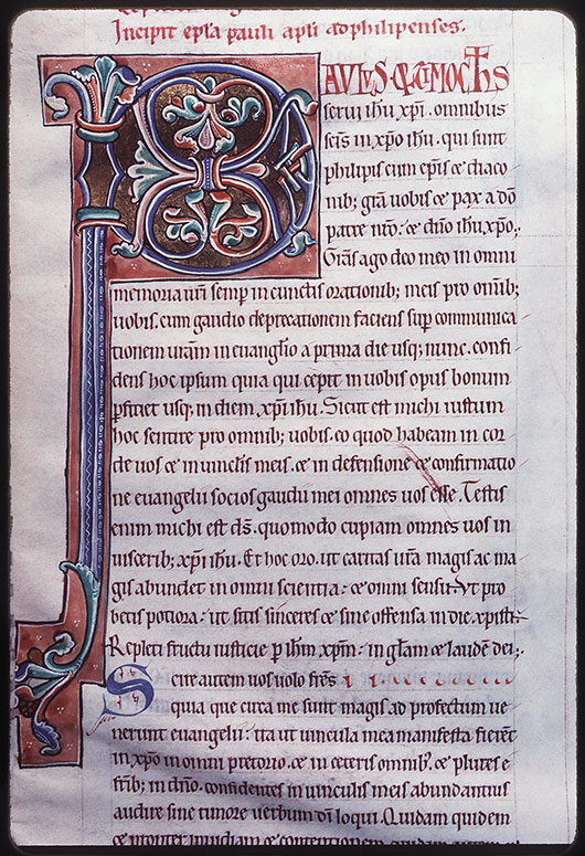 Bible - Initiale ornée