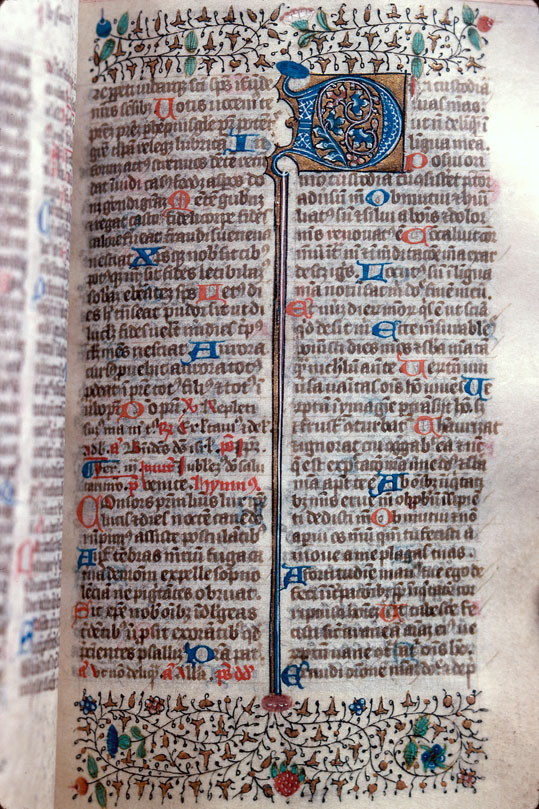 Bréviaire franciscain - Page décorée_0