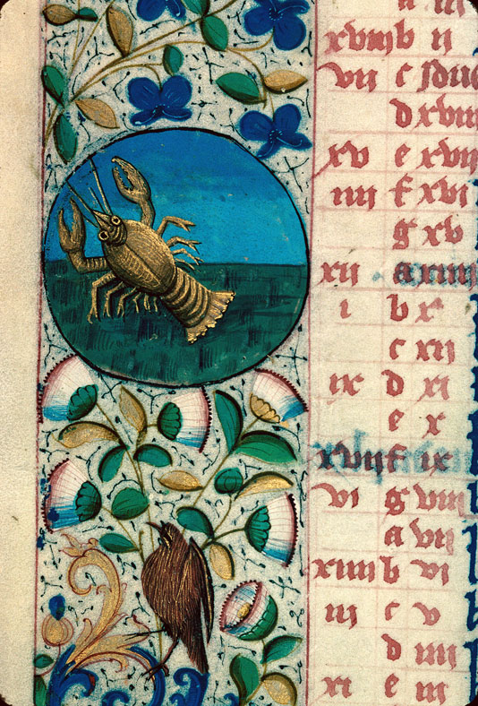 Bréviaire à l'usage de Langres - Signe du cancer