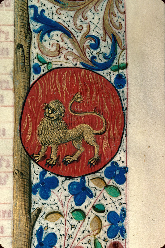 Bréviaire à l'usage de Langres - Signe du lion