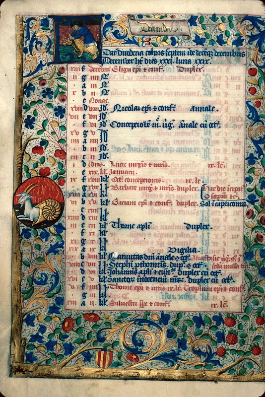 Bréviaire à l'usage de Langres - Signe du capricorne_1