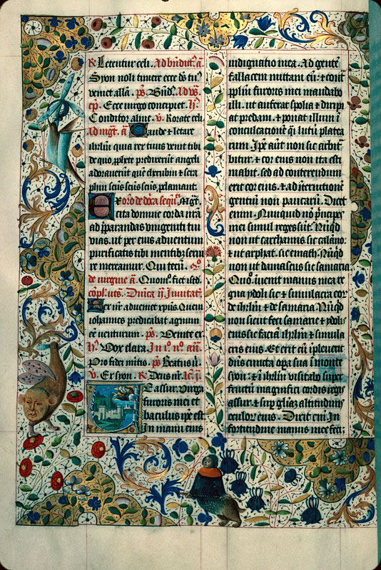 Bréviaire à l'usage de Langres - Page décorée