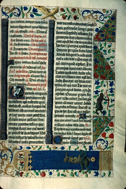 Bréviaire à l'usage de Langres - Saint Augustin écrivant_1