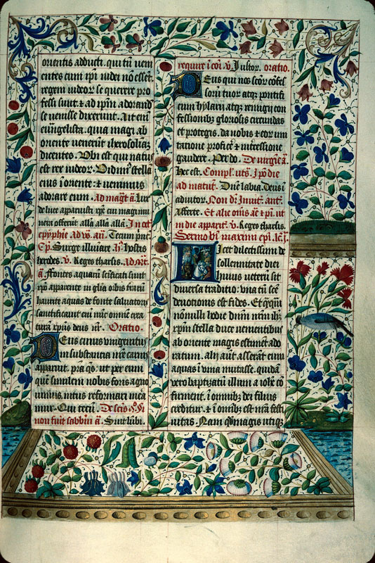 Bréviaire à l'usage de Langres - Page décorée