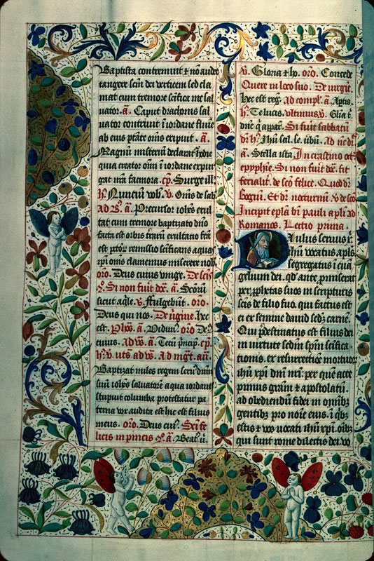 Bréviaire à l'usage de Langres - Page décorée_1