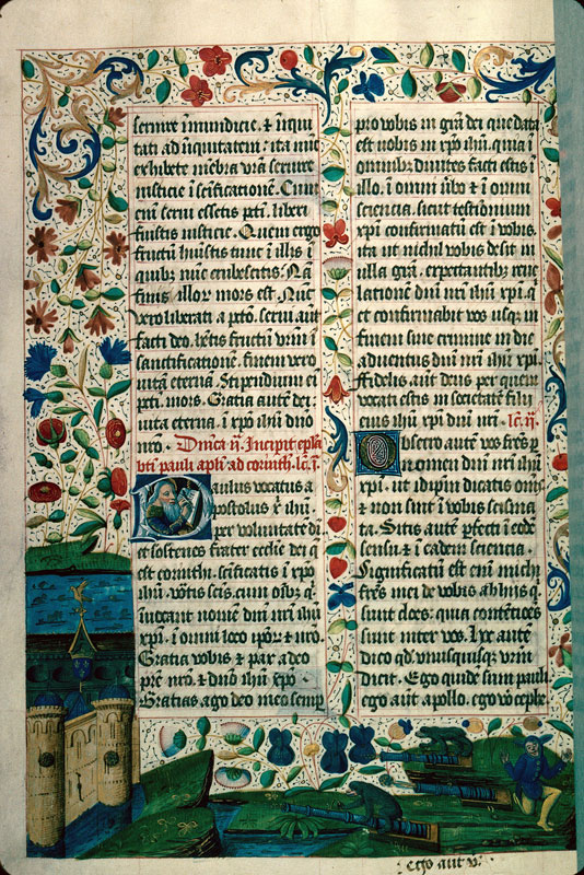 Bréviaire à l'usage de Langres - Page décorée_1