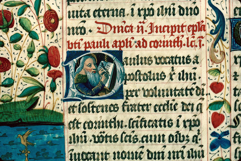 Bréviaire à l'usage de Langres - Saint Paul écrivant