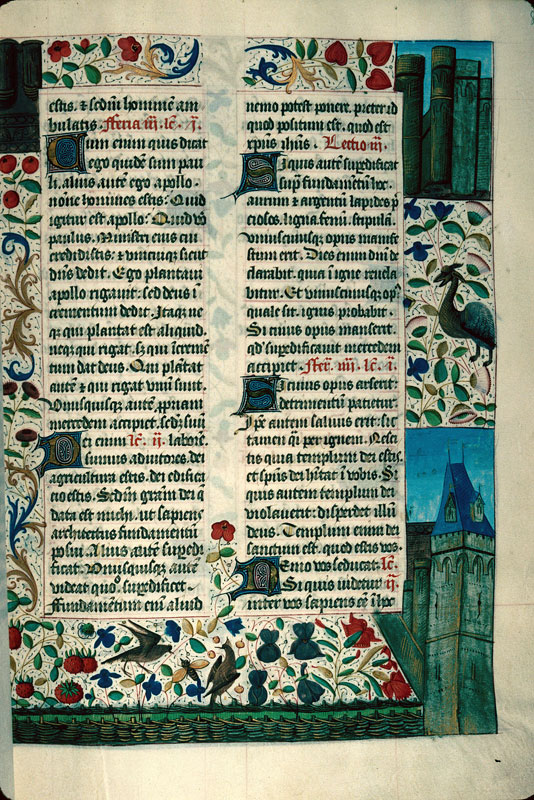 Bréviaire à l'usage de Langres - Page décorée