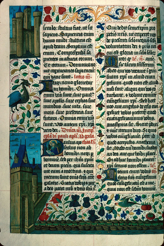 Bréviaire à l'usage de Langres - Page décorée