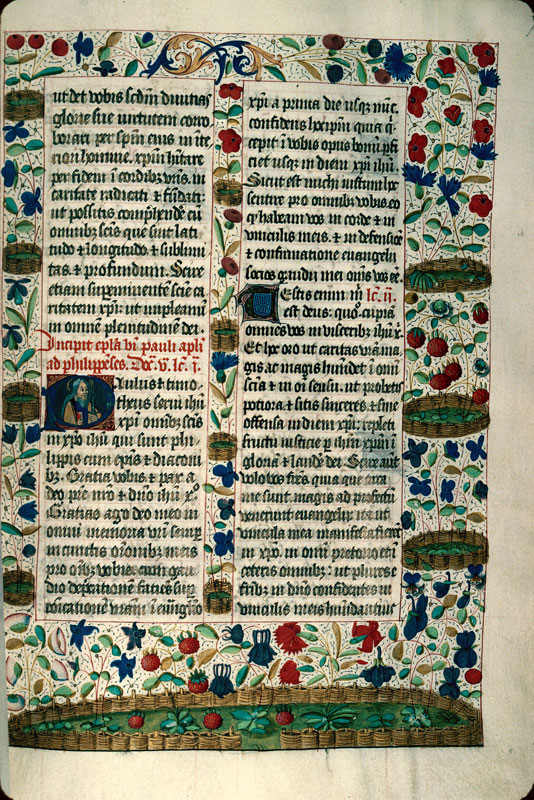 Bréviaire à l'usage de Langres - Page décorée_1