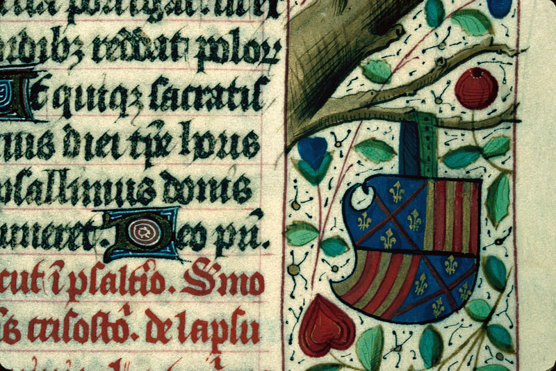 Bréviaire à l'usage de Langres - Page décorée, avec armes (à identifier)_2