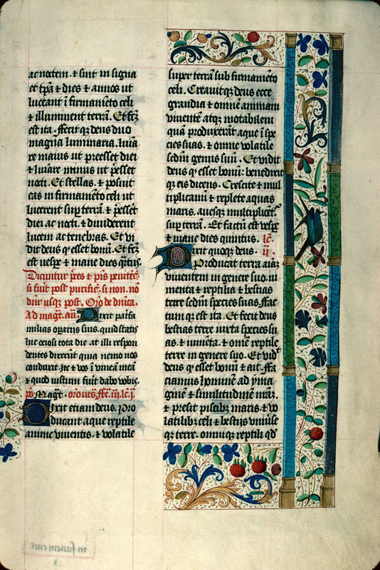 Bréviaire à l'usage de Langres - Page décorée