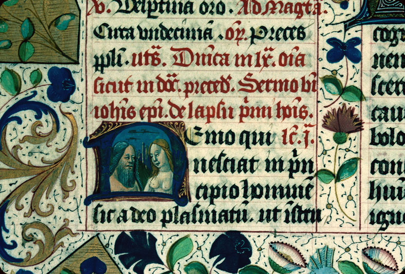 Bréviaire à l'usage de Langres - Adam et Eve