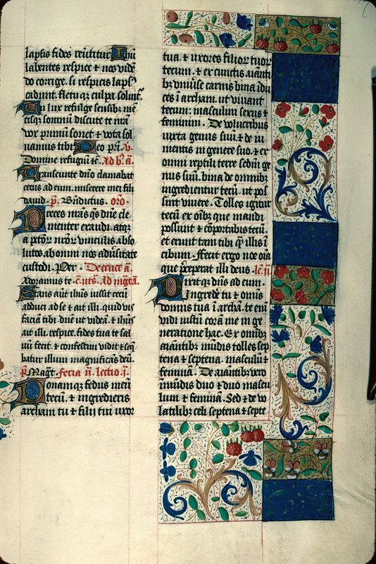 Bréviaire à l'usage de Langres - Page décorée