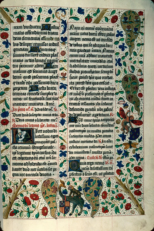 Bréviaire à l'usage de Langres - Page décorée