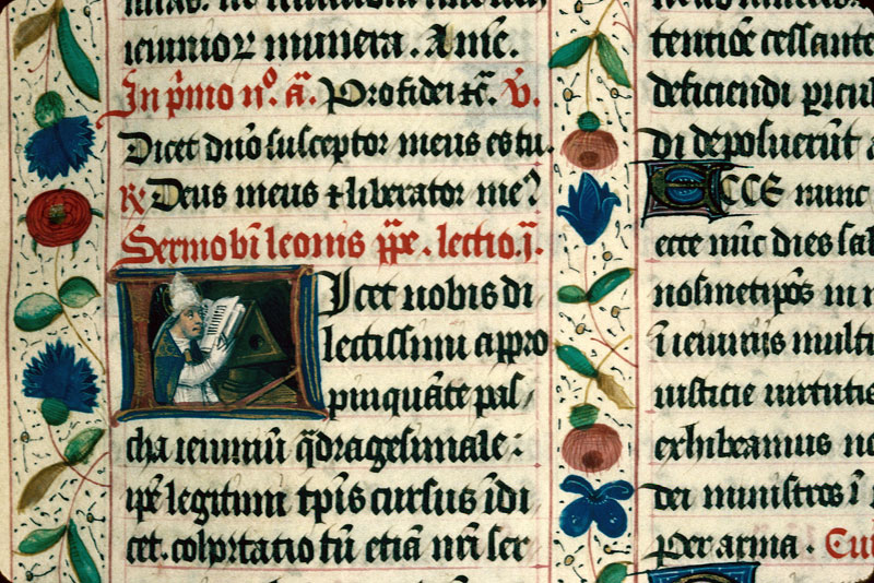 Bréviaire à l'usage de Langres - Saint Léon Ier lisant