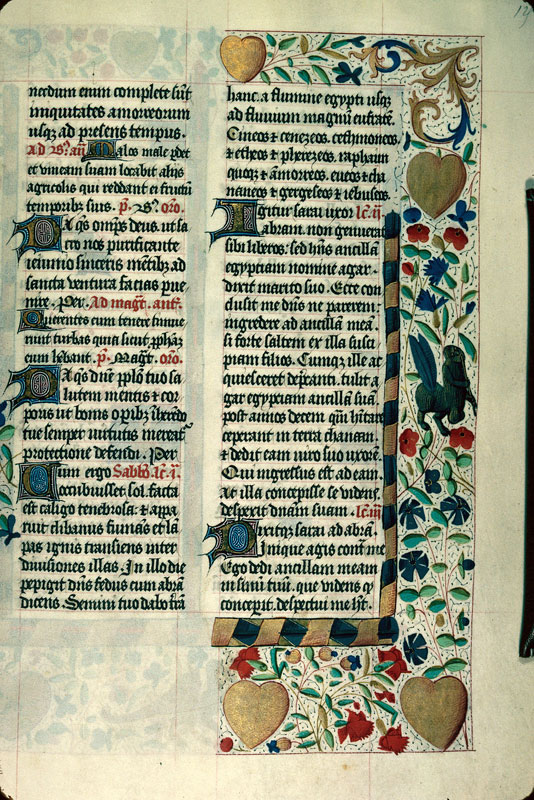 Bréviaire à l'usage de Langres - Page décorée