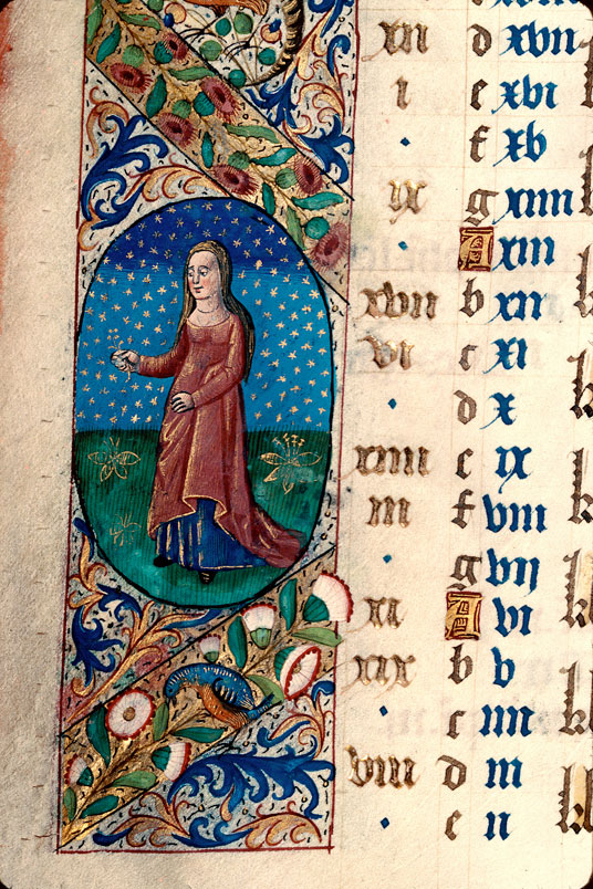 Bréviaire à l'usage de Besançon - Signe de la vierge