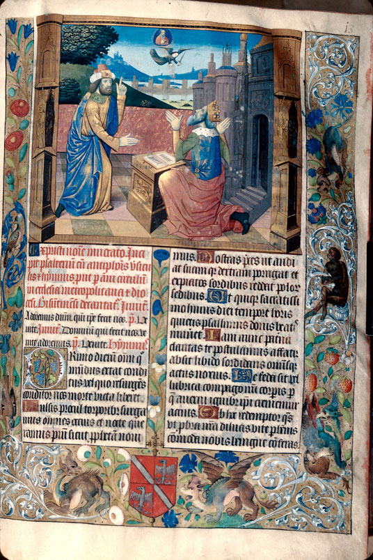 Bréviaire à l'usage de Besançon - David et l'ange du châtiment_1