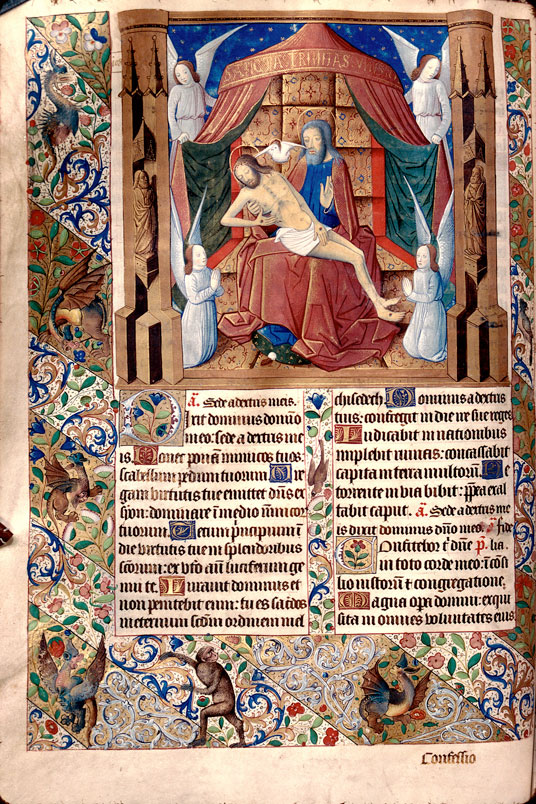 Bréviaire à l'usage de Besançon - Page décorée