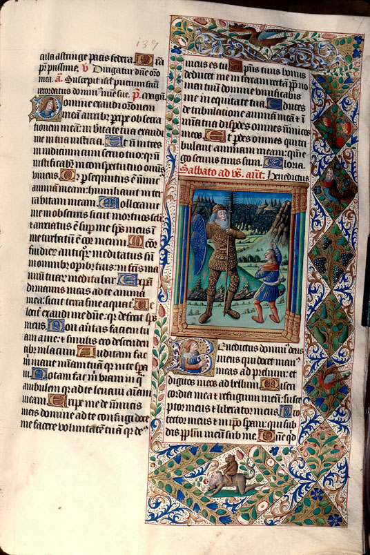 Bréviaire à l'usage de Besançon - Page décorée