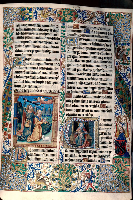 Bréviaire à l'usage de Besançon - Sacrifice d'Abraham_1