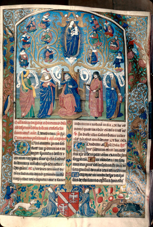 Bréviaire à l'usage de Besançon - Page décorée