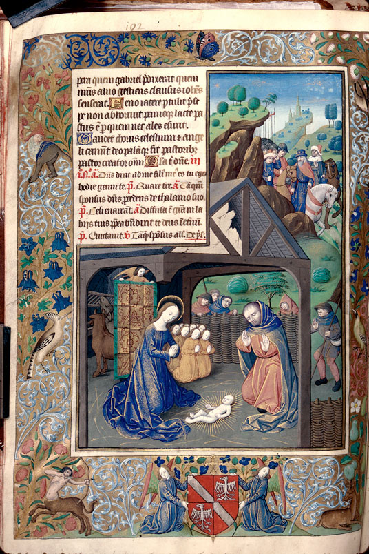 Bréviaire à l'usage de Besançon - Page décorée