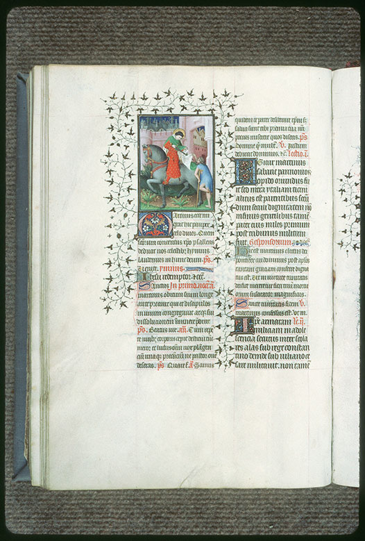 Bréviaire à l'usage de Paris - Saint Martin partageant son manteau_2