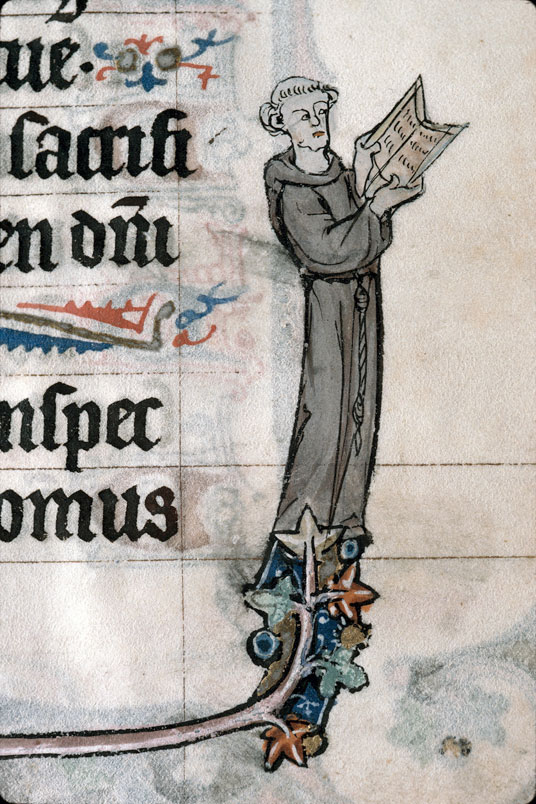 Heures à l'usage de Thérouanne - Franciscain en prière