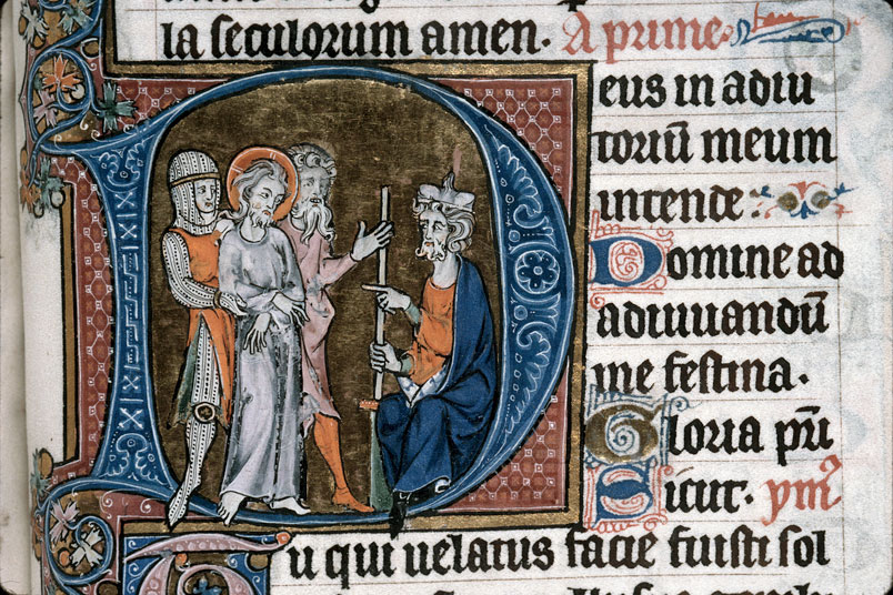 Heures à l'usage de Thérouanne - Procès de Jésus