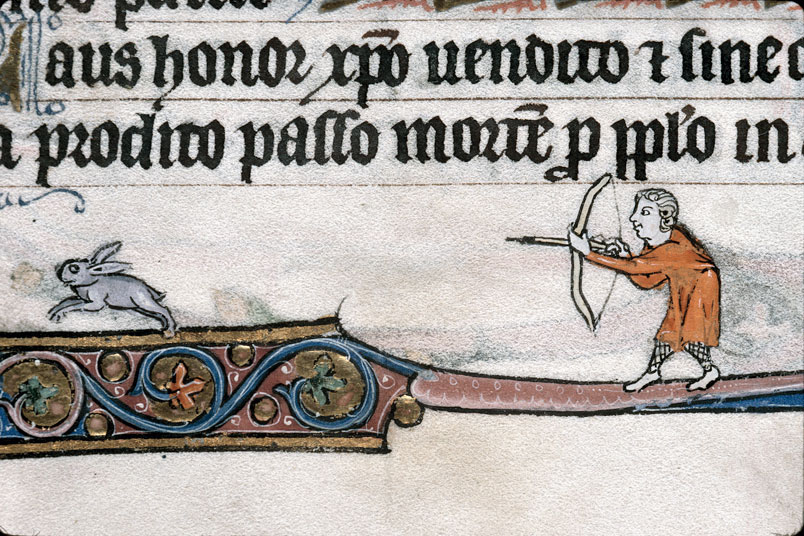 Heures à l'usage de Thérouanne - Chasse au lapin