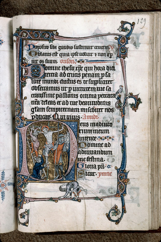 Heures à l'usage de Thérouanne - Jésus cloué sur la croix_3