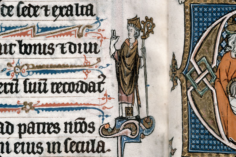 Heures à l'usage de Thérouanne - Evêque bénissant une femme