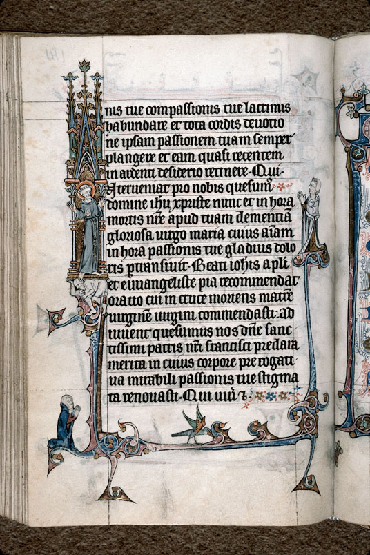 Heures à l'usage de Thérouanne - Couple priant saint François