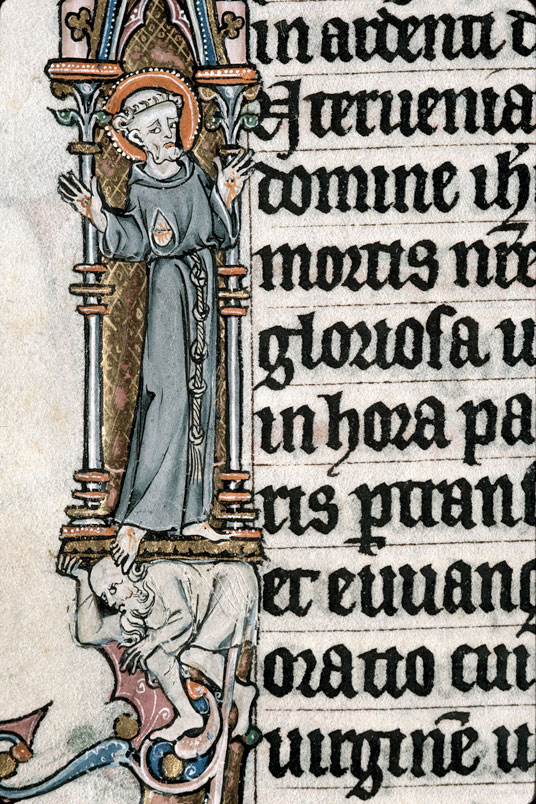 Heures à l'usage de Thérouanne - Couple priant saint François_2