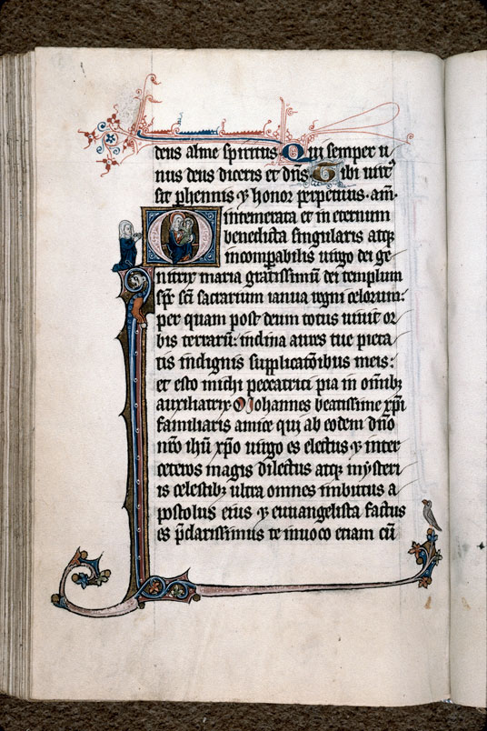 Heures à l'usage de Thérouanne - Donatrice priant la Vierge à l'Enfant_1