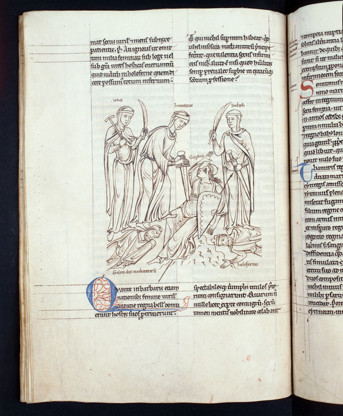 Speculum virginum - Humilité triomphant d'Orgueil_1