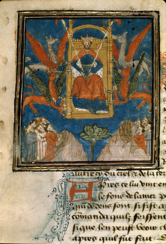 Roman d'Alexandre - Ascension d'Alexandre